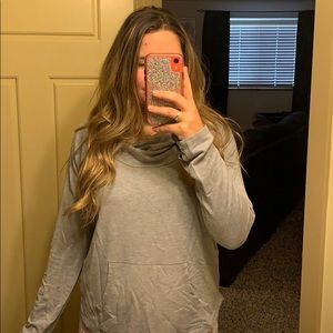 Gray sweatshirt